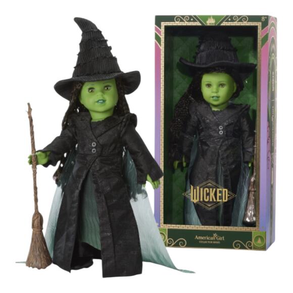 American Girl Wicked Elphaba Doll Collector Series Limited Edition Witch Costume - Picture 15 of 16